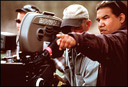 Chris Eyre filming "Skins" on the Pine Ridge Reservation.