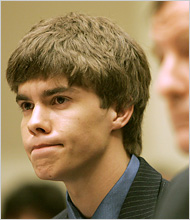  Justin Berry, 19, testifying on child pornography before a House panel Tuesday. At 13, Mr. Berry became a victim of Internet predators.