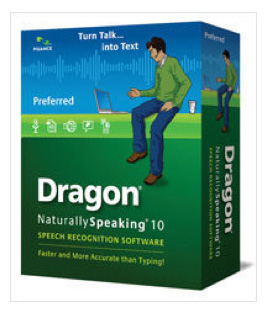 I've been test-driving the Professional version of Nuance's Dragon NaturallySpeaking ($899), which is geared for corporate clients since it supports multiple users and allows for using one's voice to complete a larger menu of PC operations. The Preferred ($199) version works just fine for most consumers, and the company offers this version with either a Bluetooth headset ($349) or a portable digital recorder ($249). There's also a standard version ($99). Courtesy Nuance Software.