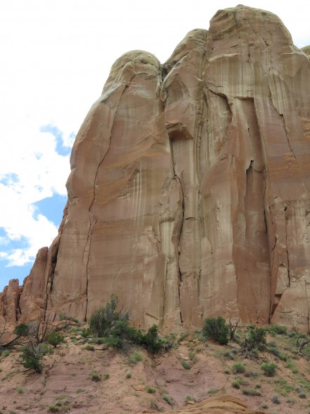 Red rock outcroppings are framed by the northern New Mexico sky. ©Joshua Brockman 2015. All Rights Reserved.