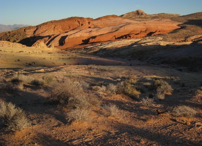 Dusk descends, illuminating Nevada’s Valley of Fire. ©Joshua Brockman 2009. All Rights Reserved.