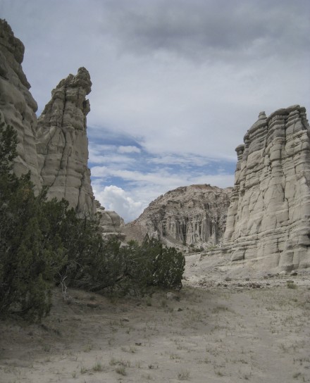 The view inside a canyon of hoodoos in northern New Mexico. ©Joshua Brockman 2012. All Rights Reserved.