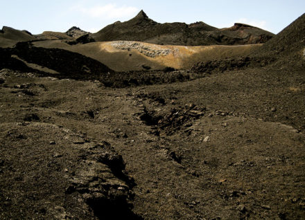 The volcanic peaks of Sierra Negra formed an alien landscape on Isabela Island. ©Joshua Brockman 2007. All Rights Reserved.